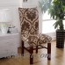Hyha geometría minimalista silla Floral Spandex elástica comedor Stretch extraíble silla Anti-sucio Hotel banquete ali-00305367